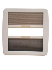 NEU Nachtrollo / Insektengitter 400x400mm f. Wohnmobil / Wohnwagen Dachfenster