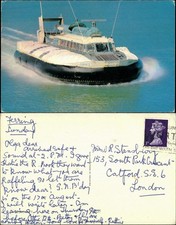 Ansichtskarte  Luftkissenboot Hovercraft Real-Photo-Postcard England 1970
