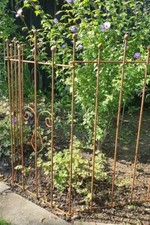 Beetzaun Metall Steckzaun Rost