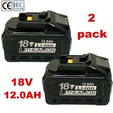 Black Friday Makita Hochleistungs-Ersatzakku 2er-Pack 18v 8.0Ah / 12.0Ah LED USB