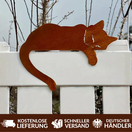 Rostige katze deko edelrost - katze,
