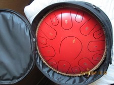 Zungentrommel rot, Steeldrum