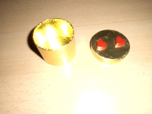Goldene geschenkkarton 6 - ca.,