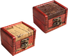 2 Stück Mini Schatztruhe