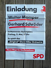 SPD Wahlplakat 1990 ORIGINALDRUCK DIN A1