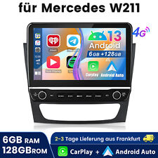 Für Mercedes Benz E-Class W211 W219 Autoradio Android 13 GPS Navi 6+128G CarPlay
