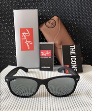 WHITE SILVER RB2132 RAY-BAN NEW WAYFARER SUNGLASSES PUR-5492