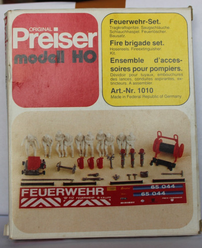 Feuerwehrset preiser 1 87 - , 1:87