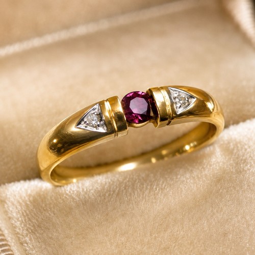 333 gold ring - rubin, &