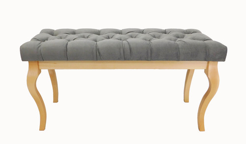 Polsterhocker buche natur - polsterhocker,