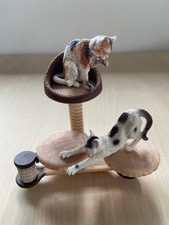 Sammlungsauflösung: Schleich Katzenbaum mit 2 Katzen