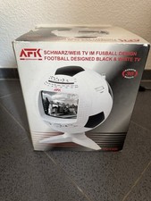 1980er AFK Fernseher im Fußball Design mit Radioteil  weiß Germany VP26