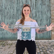 Maritim Umhängetasche. Canvas