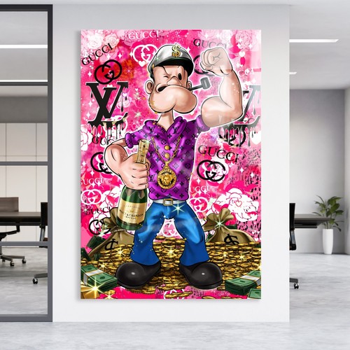 Wandbild luxus popeye - ✅wandbild,