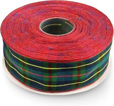 1x Schleifenband kariert