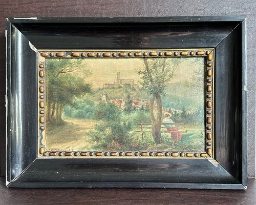 ölgemälde julius dielmann - Ölgemälde,