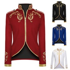 Herren Barock Bestickt Anzug