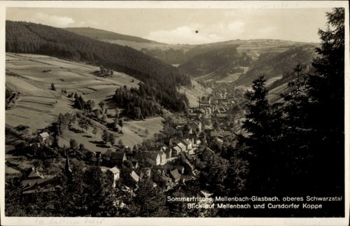 Mellenbach glasbach im - ak,