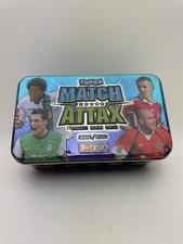 ⭐️Match Attax Sammelbox Blechdose 2009/2010 Bundesliga TOP Trading Cards 