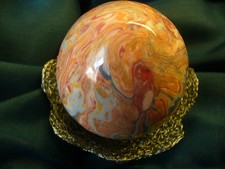 Porzellan Ei / Draht Körbchen