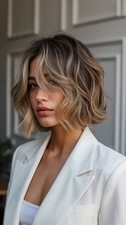Balayage Braun mit Champagner