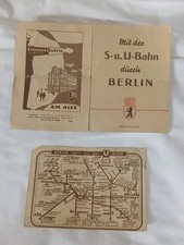 Mit der S-u. - U-Bahn durch Berlin - Streckenplan Mdi der DDR