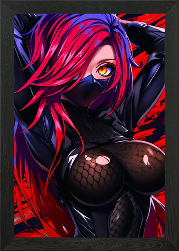 Cyberninja anime girl - cyberninja,