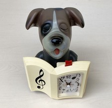 bellender Wecker Hund 70/80er Jahre alte Weckfunktion Dog Uhr Quartz Alarm Clock