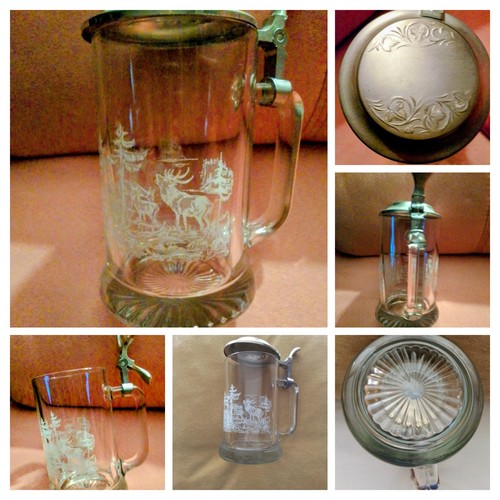 Glaskrug bierkrug mit - glaskrug,