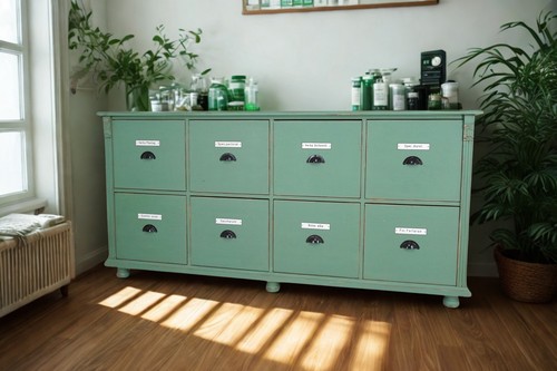 Vintage kommode mit - vintage,
