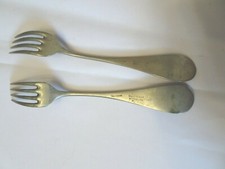 2 alte Dessertgabeln Gabeln