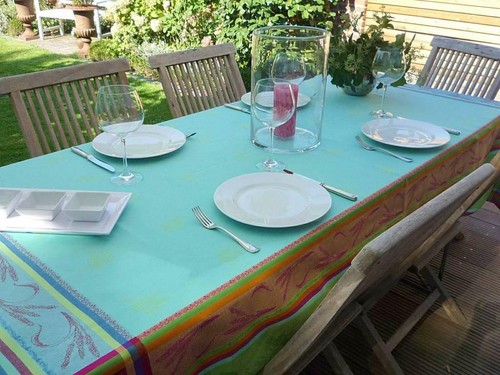 Tischdecke jacquard baumwolle - jacquard,
