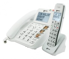 Geemarc Amplidect Combi 295 DECT Telefon Anrufbeantworter Schwerhörige Senioren 