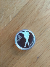 Kanada 20 Dollar 1985 Oly. Winterspiele 1988 in Calgary Eisschnellauf  Silber