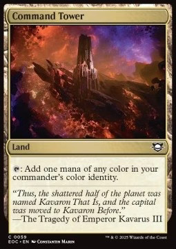Magic mtg command tower - tower, eoc-59