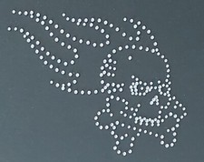 Hotfix Strass Bügelbild