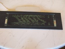 Skalenscheibe aus Glas für Röhrenradio 