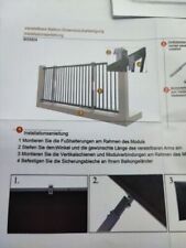 Verstellbare Solarhalterung für Balkongeländer Retoure