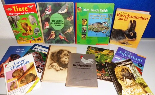 Verschiedene tierbücher - verschiedene,