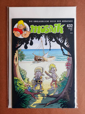 Mosaik Abrafaxe 432 Variant schwarz-weiss Tag der offenen Tür Top