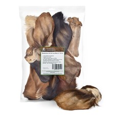 10 Stk. Rinderohren mit Fell und Muschel Kauartikel 