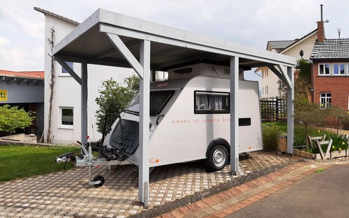 Carport 3x5 einfahrt 6 m - carport,