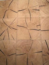 Eichen Hirnholz Baumscheibe