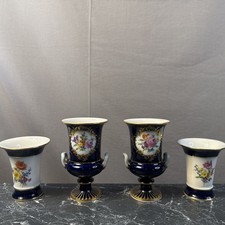Rare Antique Meissen Vase Set