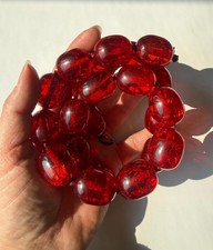 Bakelit Halskette Rot –