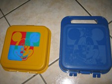Original Tupperware große Brot Vesperbox snacky mit Mickey Maus Aufdruck 2tlg