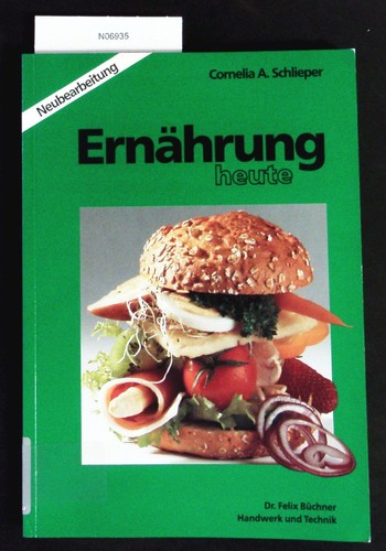Ernährung heute schlieper - heute.,