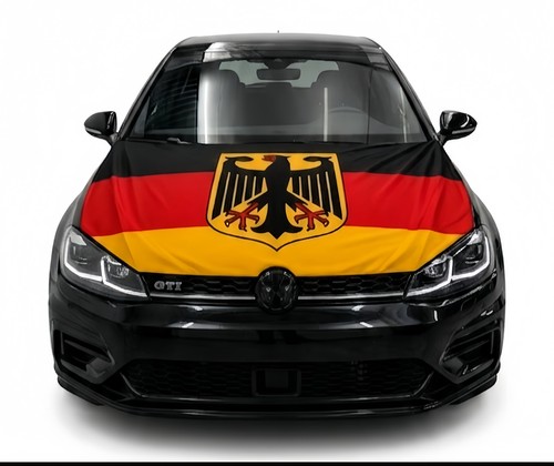 Motorhauben flagge deutschland - motorhauben,