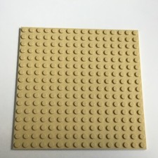 Lego Platte Bauplatte 16x16 Noppen tan beige NEU 91405 beidseitig bebaubar
