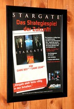 1994 Stargate SNES Sega Genesis Vintage Rare Promo Poster / Ad Page Art Framed